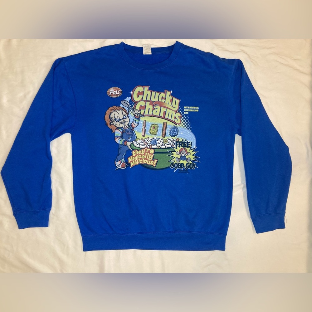 Chucky Charms Sweater Halloween  Cereal Vintage: Bespoke Tag